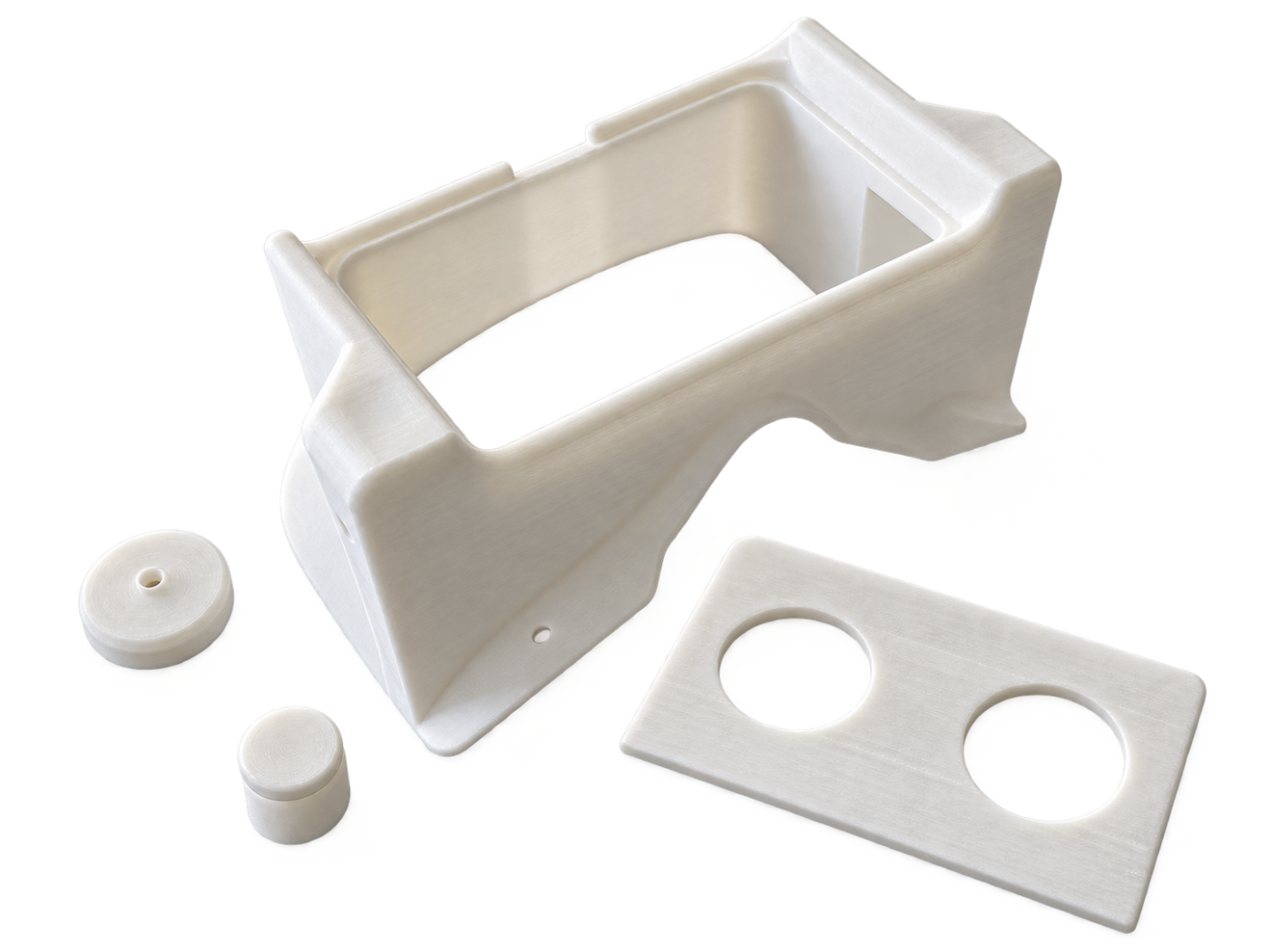 The same housing, 3D printed