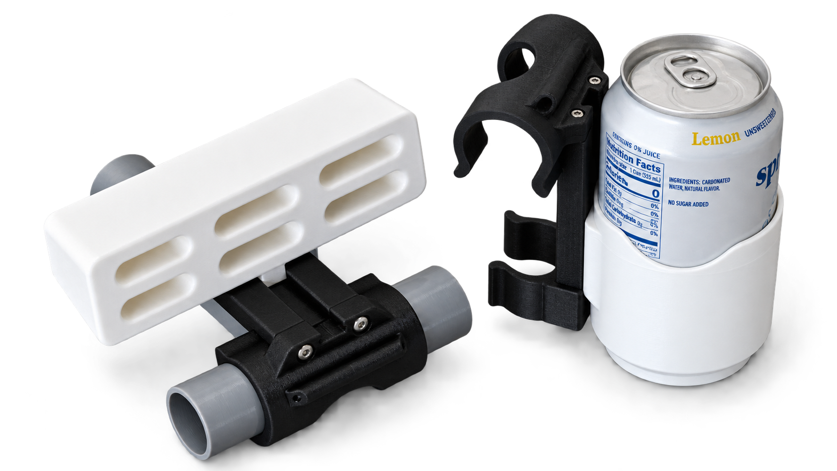 Rail clip assembly with UNRULY branding
