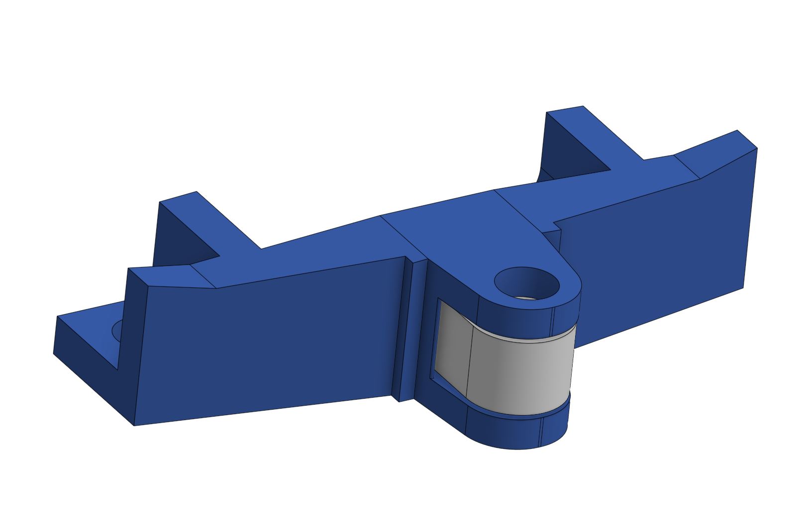 HO scale train part drawn for printing